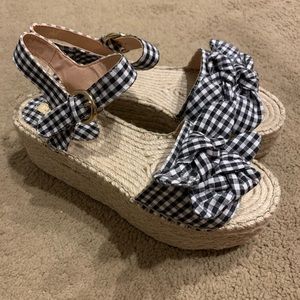 Topshop wedge sandals brand new